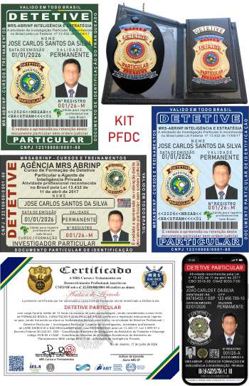 Carteira do Curso de Detetive Particular 1