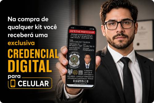 Carteira Digital do Curso de Detetive Particular Carteira Digital do Curso de Detetive Particular